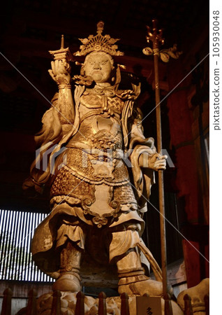 木造「多文天（毗沙門天）」（奈良縣奈良市東大寺/大佛殿/雜誌町） 105930048