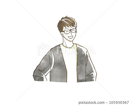 Happy man 105930367