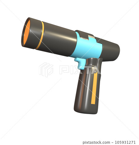 3D icon welding torch rendered isolated on the transparent background 105931271