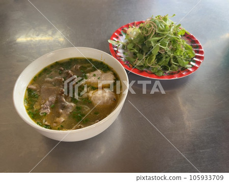 Bun Bo Hue, a specialty of Hue, central Vietnam Bun Bo Hue, a specialty of Hue, central Vietnam 105933709