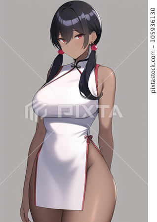 Japanese woman in underwear AI image - Stock Illustration [103825896] -  PIXTA