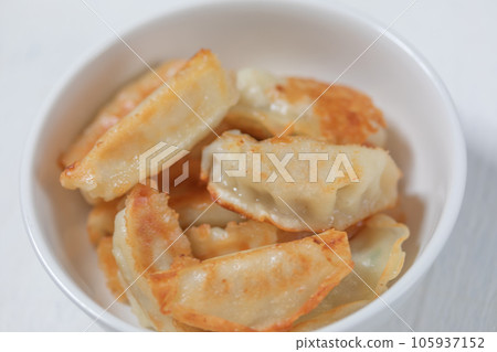 Stock Photo: Fried gyoza Stock Photo: Fried gyoza 105937152
