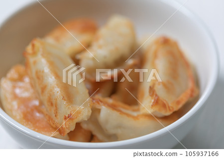 Stock Photo: Fried gyoza Stock Photo: Fried gyoza 105937166