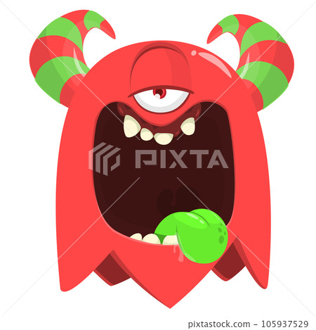 Funny cartoon monster character for Halloween. Vector isolated. Great for package design 105937529