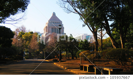 Scenery of the front garden of the National Assembly South garden (Nagata-cho, Chiyoda-ku, Tokyo) Scenery of the front garden of the National Assembly South garden (Nagata-cho, Chiyoda-ku, Tokyo) 105937667