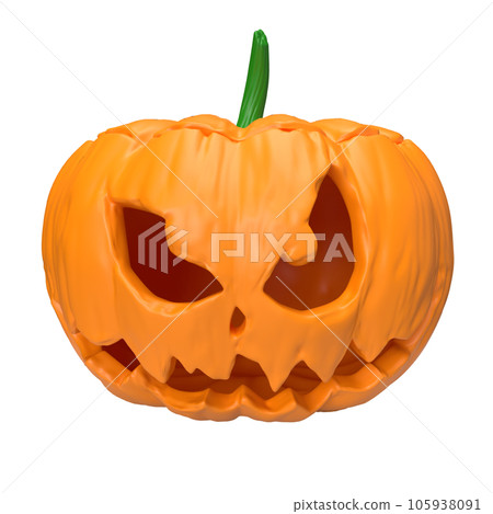 The  jack o lantern  3d png  for halloween concept 105938091