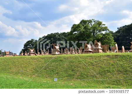 大阪高槻今城塚古墳和埴輪 大阪高槻今城塚古墳和埴輪 105938577