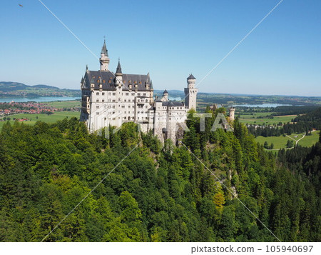Neuschwanstein Castle (from Marienbrücke), 2023, Summer 105940697