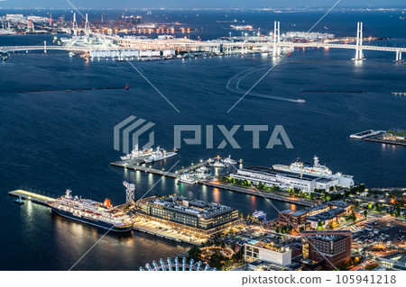 [神奈川縣] 黃昏的橫濱港未來灣區 105941218