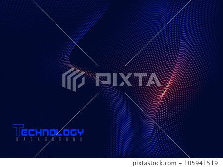 Abstract Technology Background with a Mesh 105941519