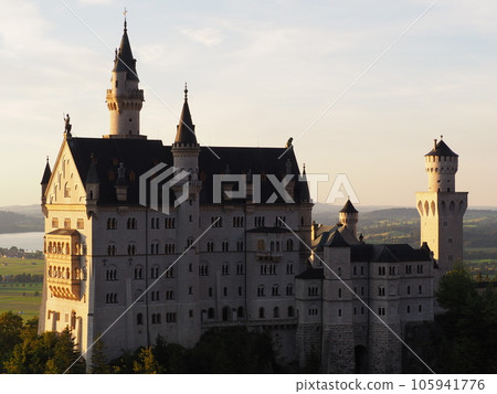 Neuschwanstein Castle (from Marienbrücke), 2023, Summer, Evening Neuschwanstein Castle (from Marienbrücke), 2023, Summer, Evening 105941776