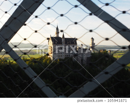 Neuschwanstein Castle (from Marienbrücke), 2023, Summer, Evening 105941871