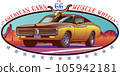 American muscle car 105942181