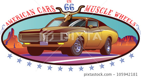 American muscle car American muscle car 105942181