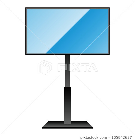 Simple illustration_large TV, stand Simple illustration_large TV, stand 105942657
