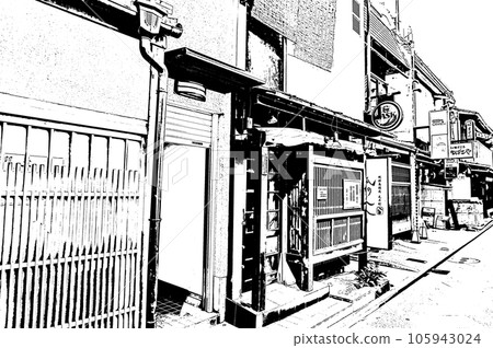 【京都的黑白】京町家林立的先鬥町的深處世界 【京都的黑白】京町家林立的先鬥町的深處世界 105943024