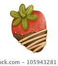 Chocolate Dipped Strawberry 105943281
