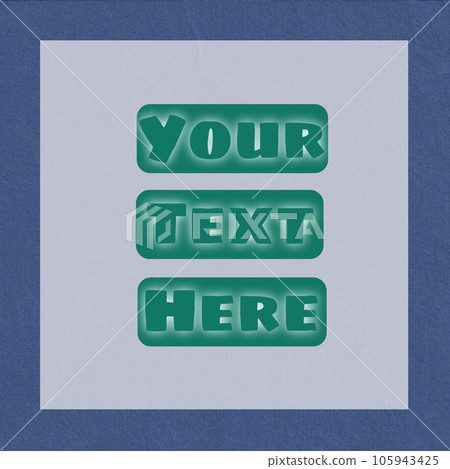 Composition of your text here over blue background 105943425