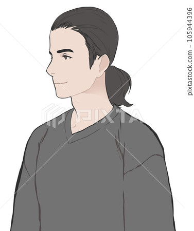 黑髮全背男（微笑） 105944396