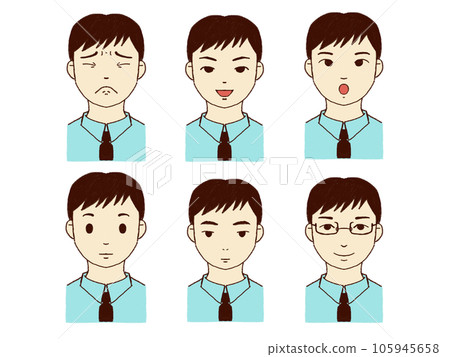 年輕人面部表情集 105945658