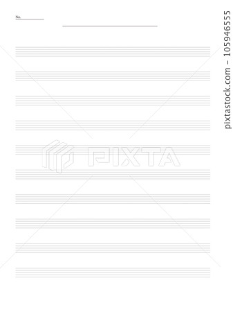 簡單的五線譜樂譜 A4 打印 10 個步驟 簡單的五線譜樂譜 A4 打印 10 個步驟 105946555