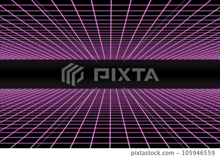 Retro futuristic double grid 105946559