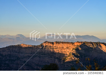 Panoramic view of the Parnassus Mountains 105946961