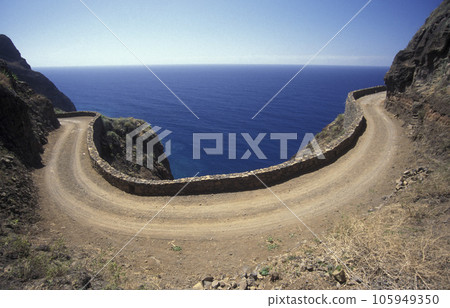 AFRICA CAPE VERDE SANTO ANTAO ROAD AFRICA CAPE VERDE SANTO ANTAO ROAD 105949350