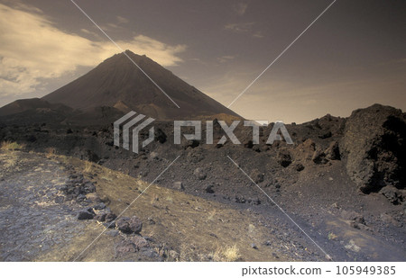 AFRICA CAPE VERDE FOGO VOLCANO 105949385