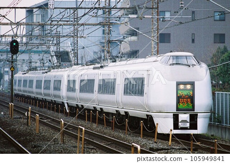 651 series limited express Super Hitachi going down the Joban Line 105949841