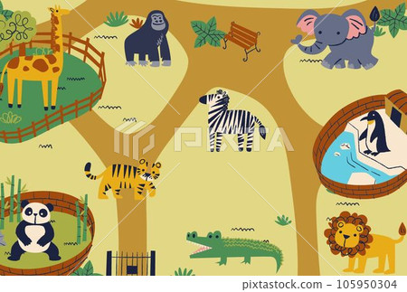 動物園圖像明信片 105950304