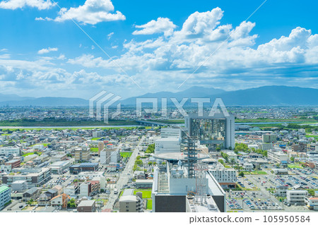 Gifu Prefectural Government Office, View from Seiryu Lobby <Gifu City, Gifu Prefecture> 105950584