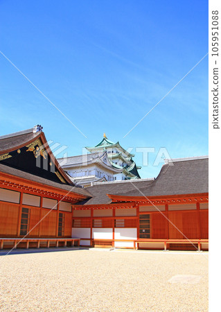 Scenery of Nagoya Castle Honmaru Palace Scenery of Nagoya Castle Honmaru Palace 105951088