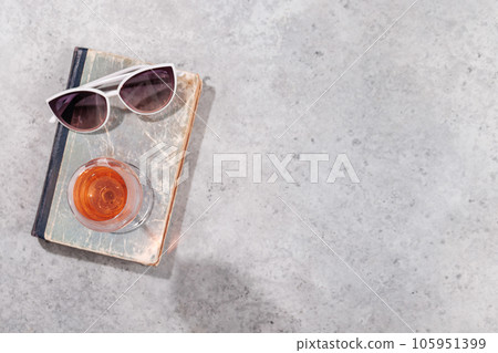 Refreshing rose wine by the pool on a sunny day Refreshing rose wine by the pool on a sunny day 105951399