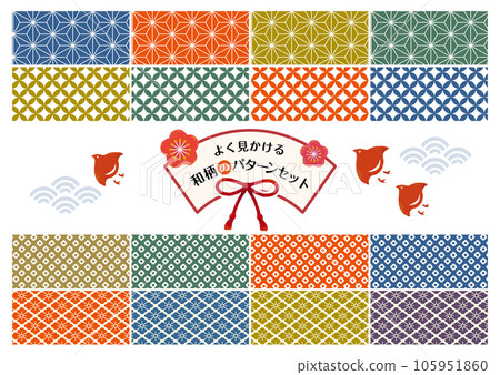 Common Japanese pattern set Common Japanese pattern set 105951860