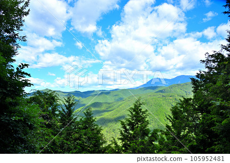 《岐阜縣》夏季禦嶽山下呂市熔岩流觀測所 105952481
