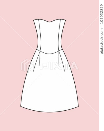 Womens holiday dress on a background. Womens holiday dress on a background. 105952839