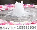 Floating flower wash water Flower wash water 105952904