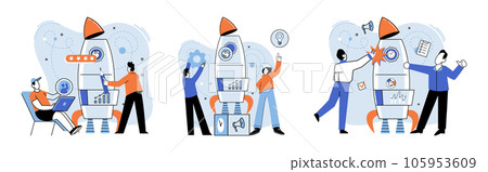 Team solving problems. Teamwork problem solving solution partnership Agile project management, planning and deadline, software development, scrum workflow, problem solving FAQ question and answer, Team solving problems. Teamwork problem solving solution partnership Agile project management, planning and deadline, software development, scrum workflow, problem solving FAQ question and answer, 105953609