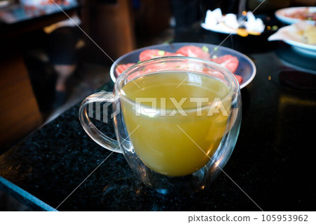 tea, green tea or hot green tea 105953962