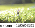 A miniature of a man playing golf A miniature of a man playing golf 105954353