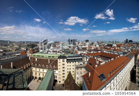 View of Vienna from the observation deck of St. Stephen's Cathedral View of Vienna from the observation deck of St. Stephen's Cathedral 105954564