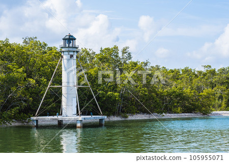 A small white lighthouse in Naples Florida A small white lighthouse in Naples Florida 105955071