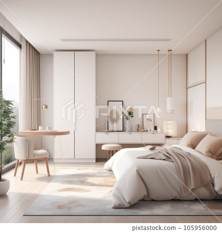 Aesthetic room interior design 105956000