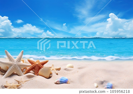 Tropical beach background Tropical beach background 105956218