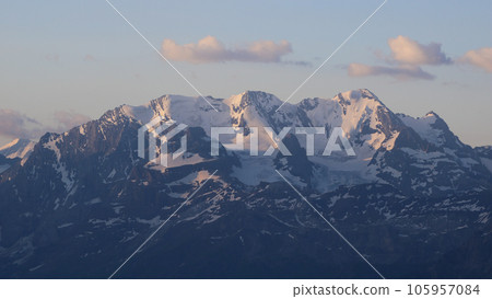 Bluemlisalp range in early morning. 105957084
