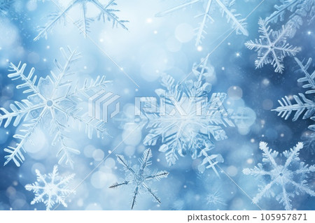 Christmas background with snowflakes 105957871