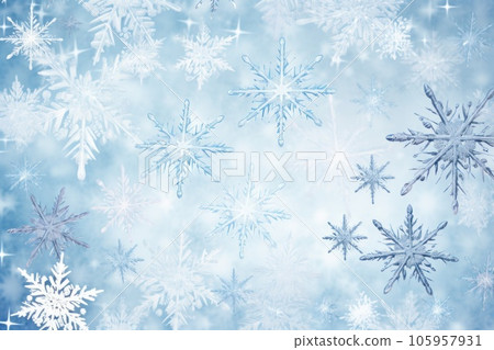 Christmas background with snowflakes 105957931