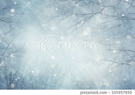 Winter forest natural background 105957950