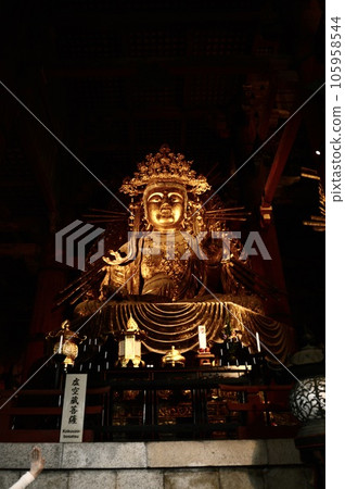 佛教寺廟菩薩的形象（東大寺/佛寺/奈良市奈良市奈良縣） 105958544